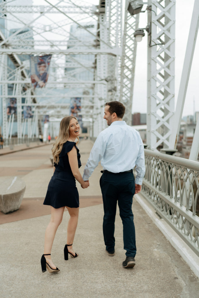 couple on bridge