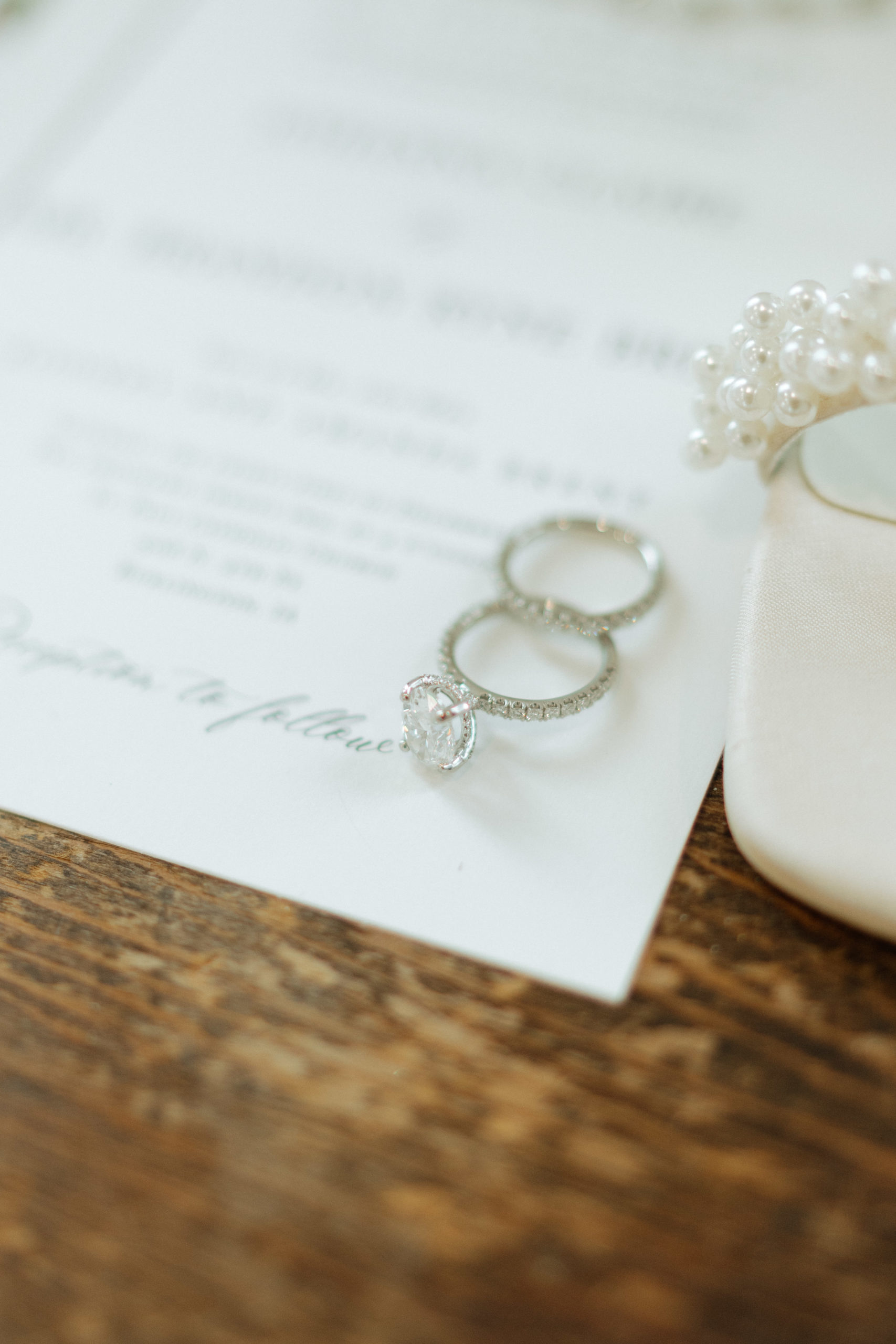 This is a picture of the details from a wedding at the Barn at Fairview Acres